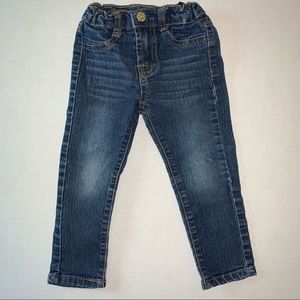 7 For All Mankind Toddler Girls Jeans Adjustable Waistband Size 2T